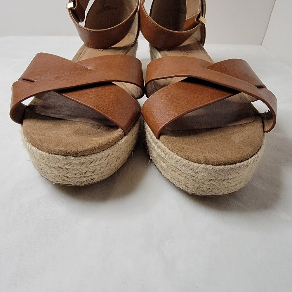 Michael Shannon Sylvie Espadrilles Platform Ankle Strap Wedges Sandals size 9.5 - Picture 3 of 11